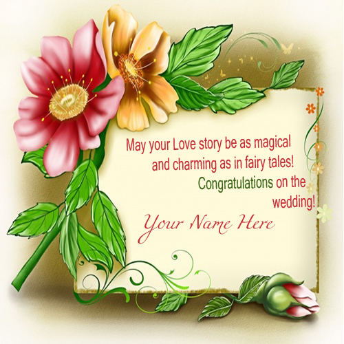 write name on congratulations wedding anniversary card free download