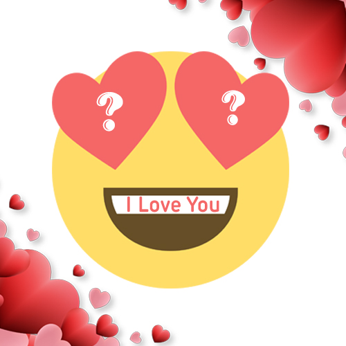 write your alphabet on love smiley face emoji