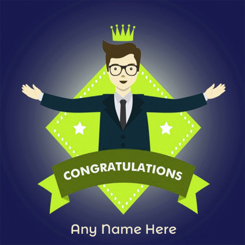 write your name on congratulations greeting cards free